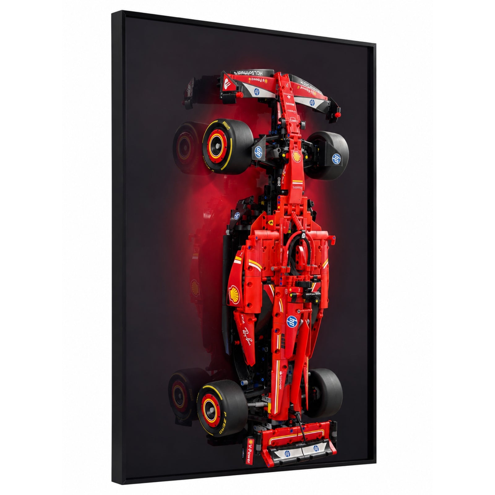 LEGO Technic Compatible Wall Display for 42207 Ferrari SF-24 F1 | Halo