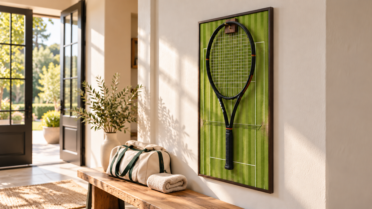 Tennis Racket Wall Mount Ideas