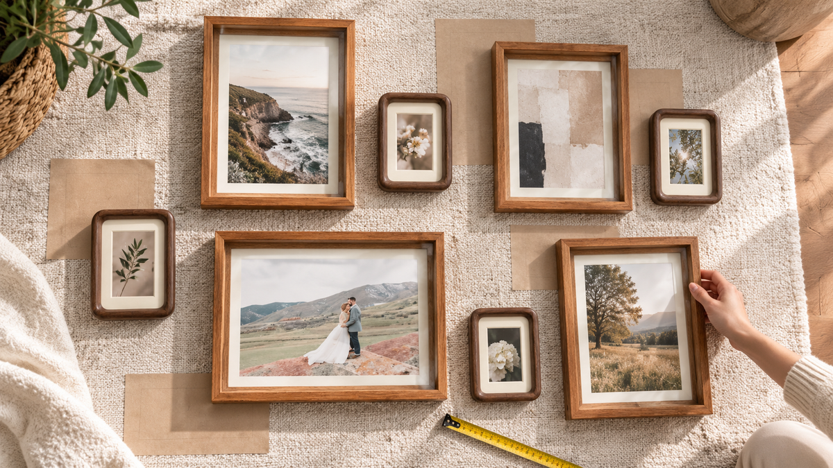 How to Arrange Picture Frames on a Wall