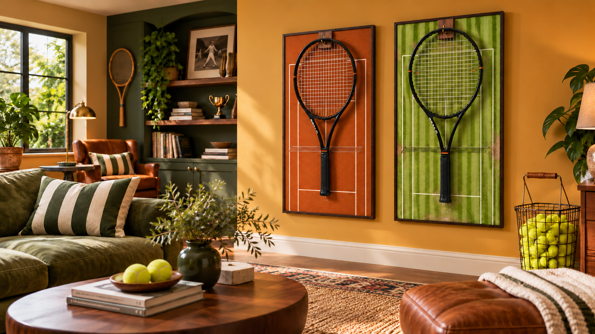 Tennis Room Decor Ideas for Players & Fans