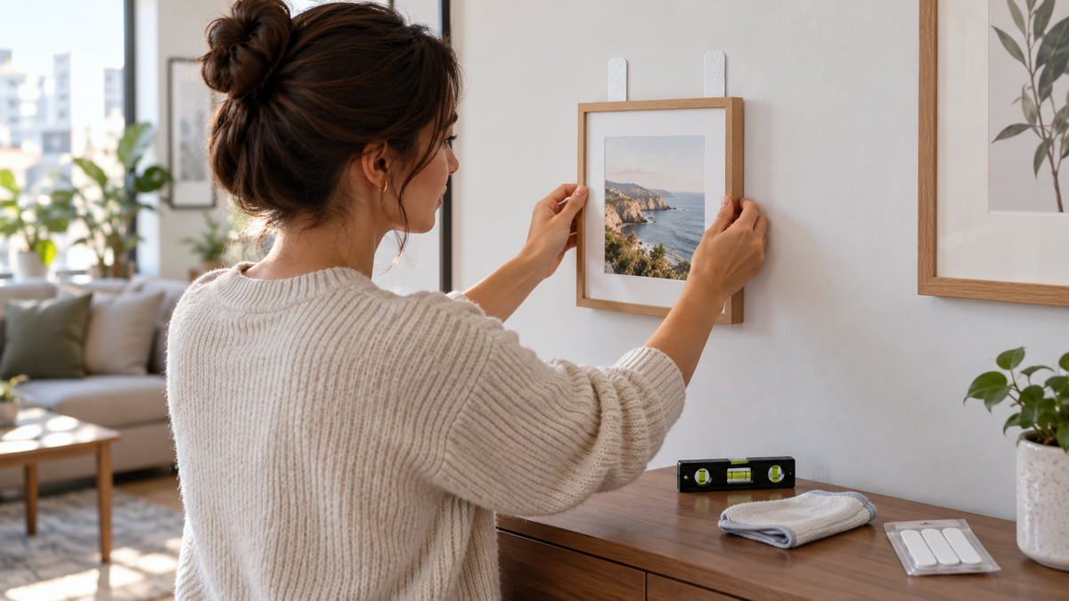 How to Hang Frames Without Damaging Walls