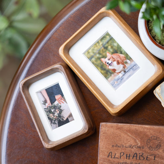 Solid wood picture frame