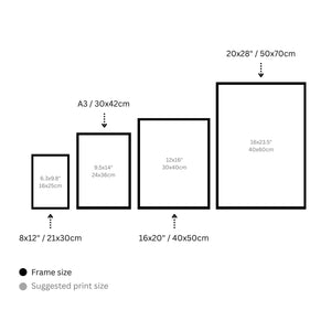 CyberFrame – Electric Cyan | Acrylic + Aluminum Futuristic Picture Frame