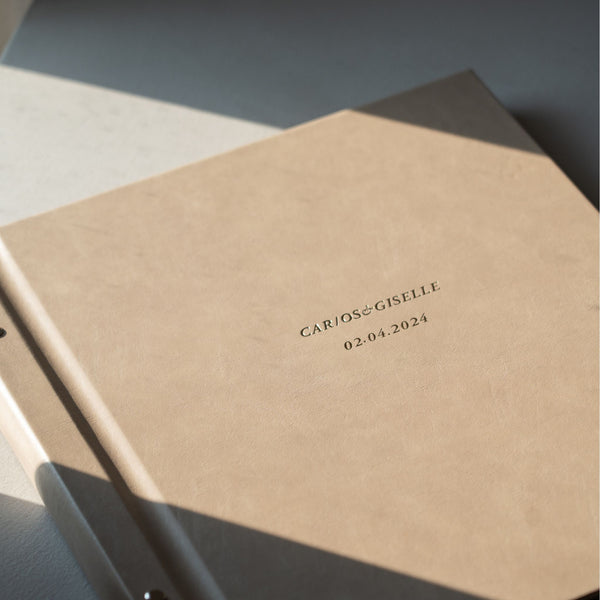 Large Pocket Photo Album – Leatherette Cover – Rivet Binding