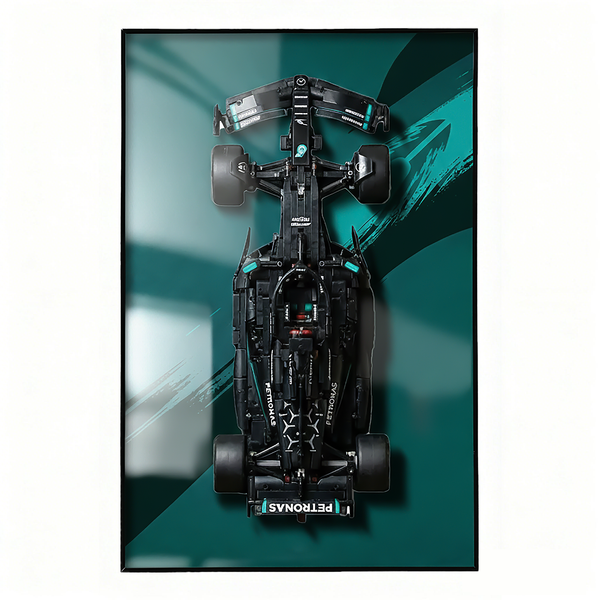 LEGO Technic Compatible Wall Display for LEGO Technic 42171 Mercedes-AMG F1 W14 E
