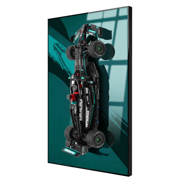 LEGO Technic Compatible Wall Display for LEGO Technic 42171 Mercedes-AMG F1 W14 E