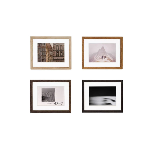 Tenon Series Small Solid Wood Picture Frame – Various | Straight Angle Tabletop Display | Minimalist Keepsake Frame