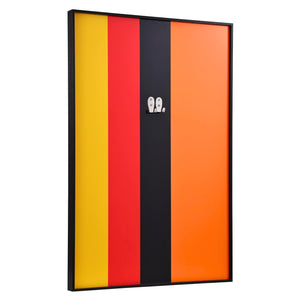 ONE MAAY LEGO Technic Porsche 911 GT3 RS 42056 compatible wall display frame hero shot on white background showing full product with car model